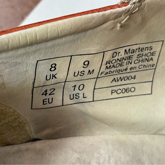 Dr Martens x Ronnie Fieg Camo Twill and Leather Oxford Eldridge Shoe Size 9 - Picture 7 of 11